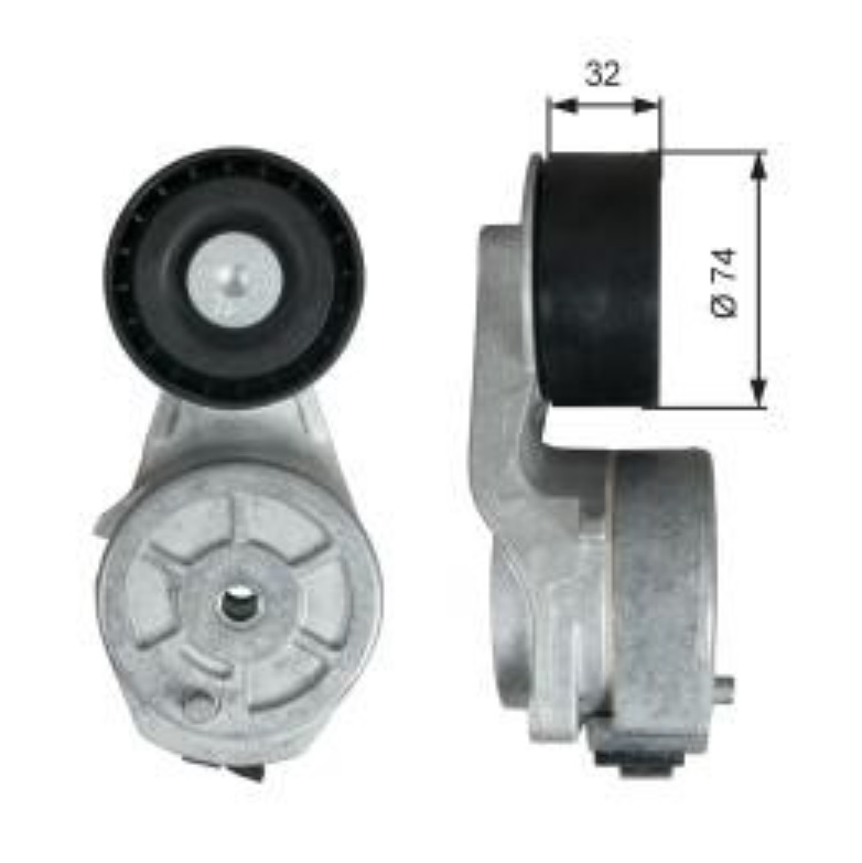 Napínač drážkového řemene SCANIA P,G,R,T od 01.2003/ 94,114,124,144,164 od 05.1995