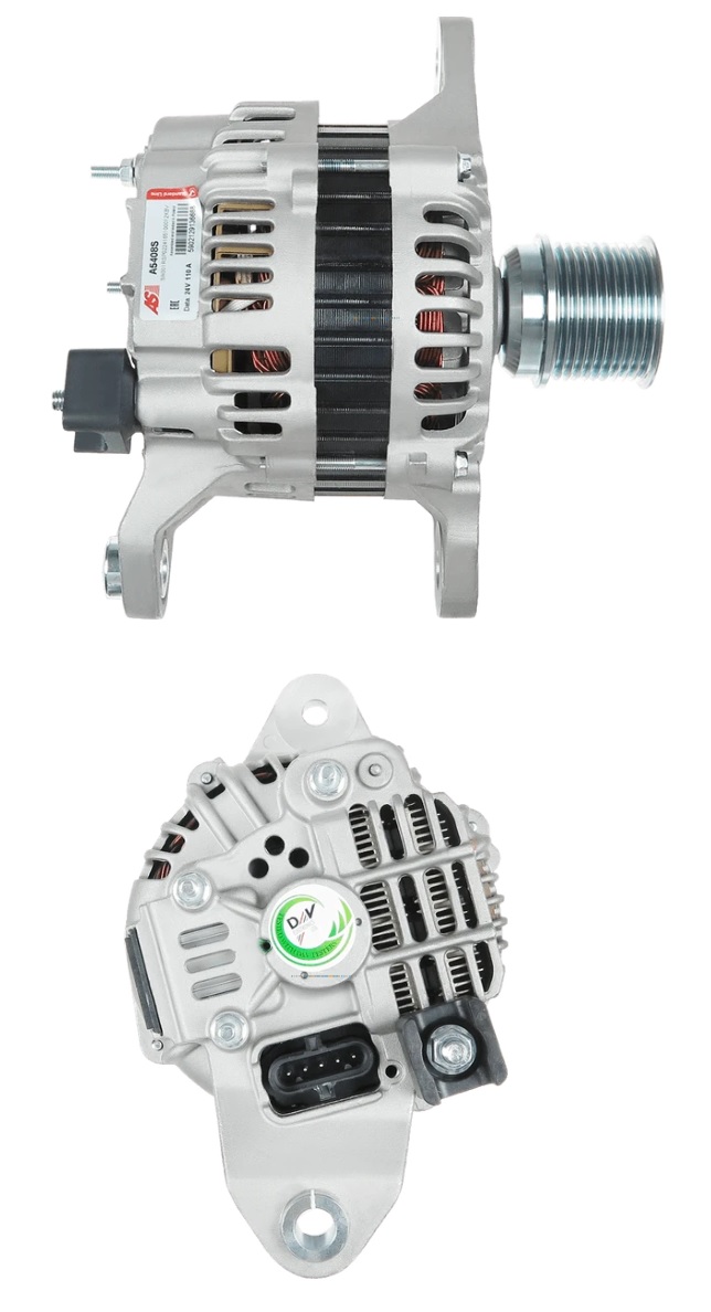 Alternátor 24V/110A s řemenicí VOLVO Penta od 01.2010, RVI Gama C/D Euro 6 od 01.2013