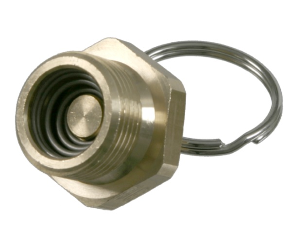 Zátka vypouštěcí s pružinou M22x1,5/ OK27 DAF, IVECO, MAN, MERCEDES, SCANIA, VOLVO