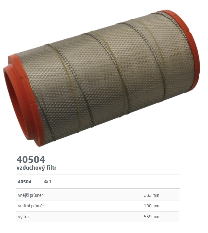 Filtr vzduchu LIEBHERR, MAN Bus, TEMSA, VISEON D2066/2676LOH/ 2876LOH21