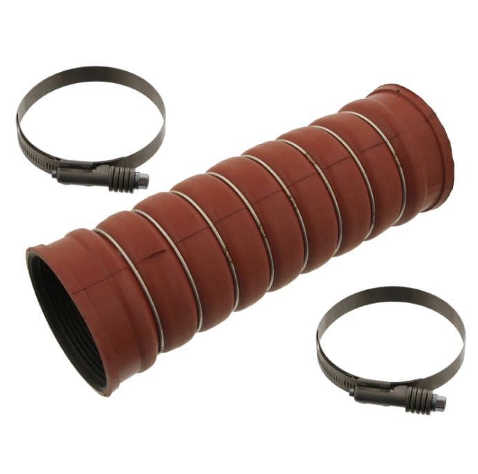 Hadice chladiče vzduchu Si 90x282 Intercooler s objímkami MAN TGA, TGS, TGX, F2000