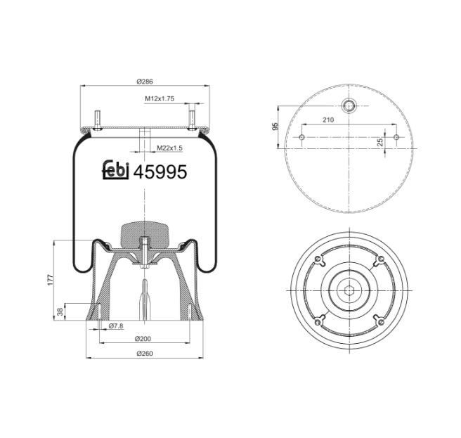 Vlnovec pérování kompletní - plastový zvon  SAF IU, PU, U, XO, XU/ 2923VK, SKRS 11222K