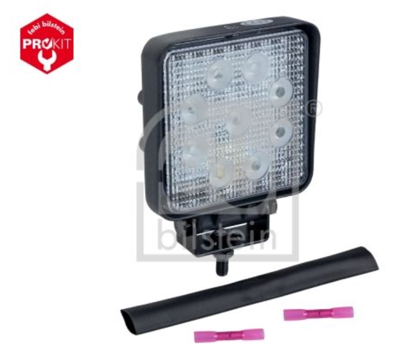 Světlomet pracovní 12V/24V 9xLED/2200lm 27W, kabel 1,5m