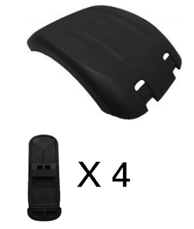 Blatník horní s gumovými držáky L/P ZN DAF CF85, XF105 od 10.2005, XF/CF Euro 6 od 10.2012