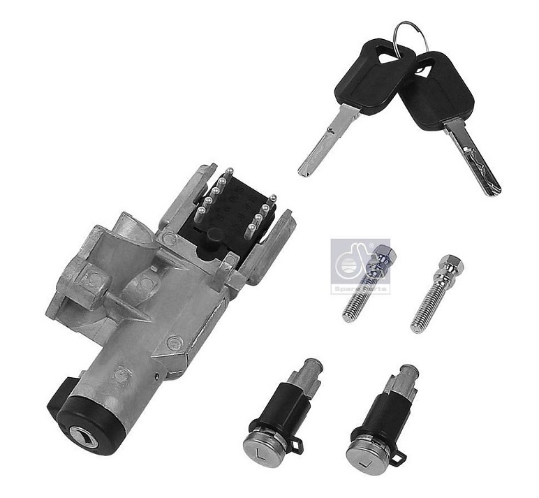 Skříňka spínací - sada 2x klíč + 2x vložka zámků VOLVO FH12,FH16, FM9,FM10, FM12, NH12