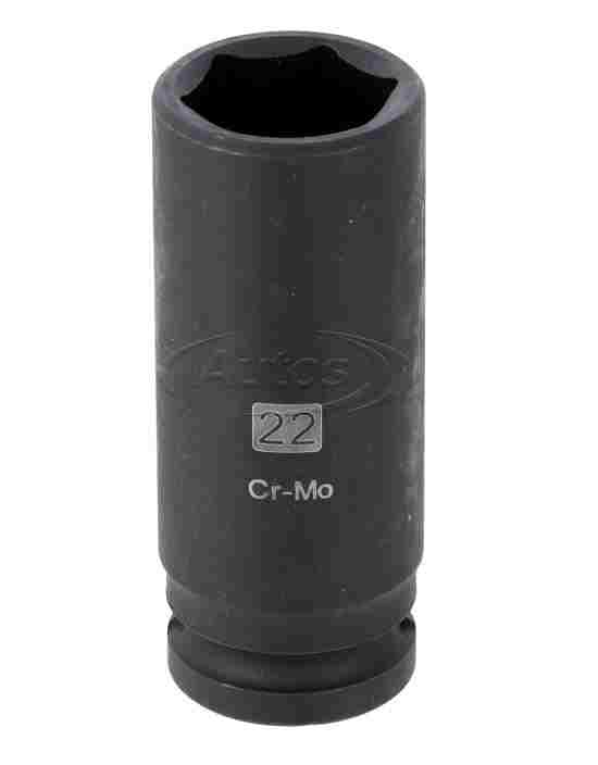 Hlavice nástrčná úderová 1/2" 22mm, šestihran, dlouhá