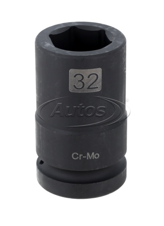 Hlavice nástrčná úderová 1" 32mm, šestihran / dlouhá