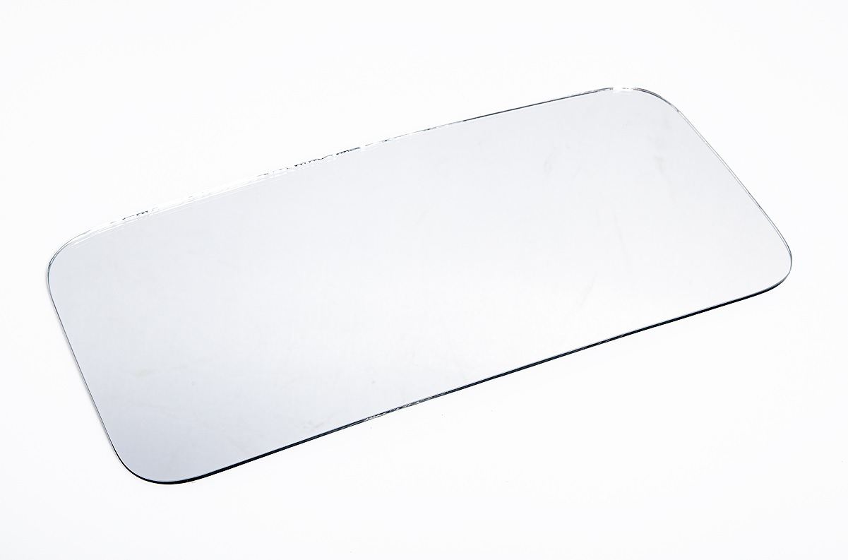 Sklo zrcadla hlavního R1800 364x175 L/P MAN E2000, E90, L2000, TGA, TGL, Lions Coach, F90