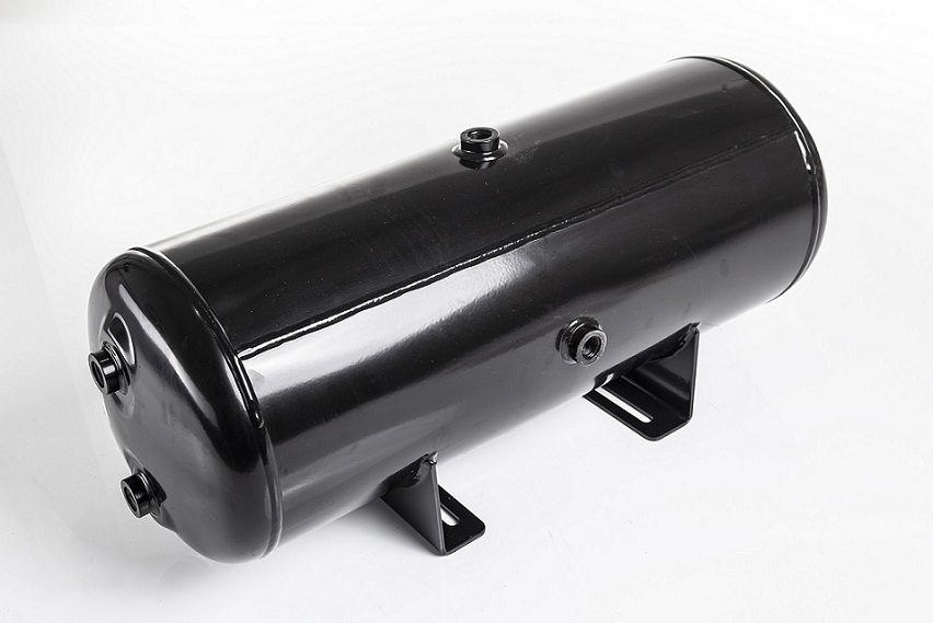 Vzduchojem 40 l / 758x276 5-vývodů/15,5 bar s konzolou KRONE