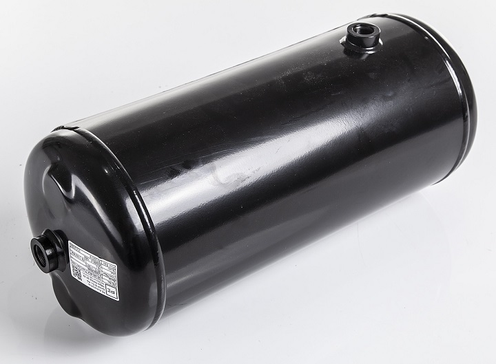 Vzduchojem 15 l / 513x206 14,5bar 2 vývody SCANIA P,G,R,T/ 94,114,124,144,164