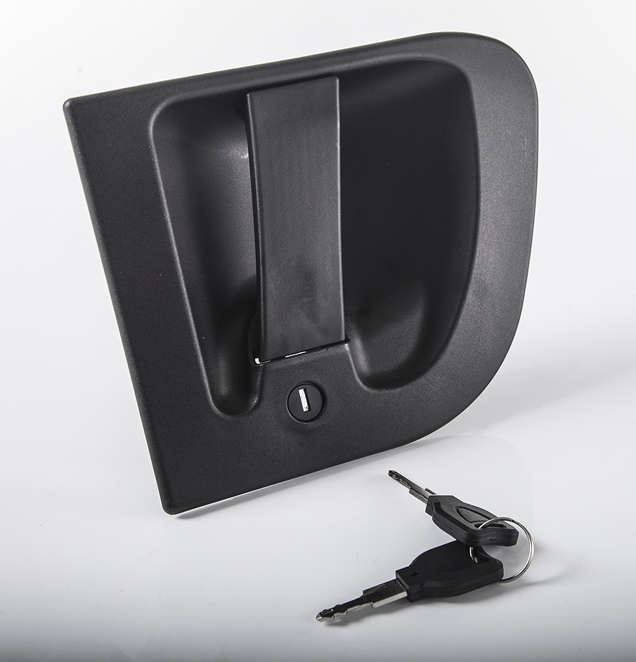 Klika dveří vnější se zámkem a klíčema L RVI Premium 1/2, Kerax, Midlum, DAF LF45, LF55