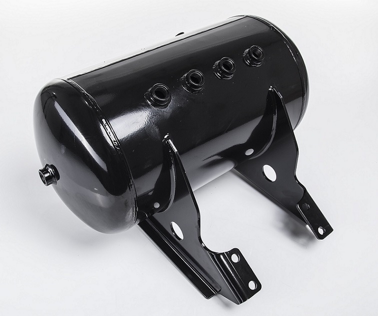 Vzduchojem 36 l / 609x300 7-vývodů/12,5 bar s konzolou DAF CF75 IV, CF85 IV, XF105