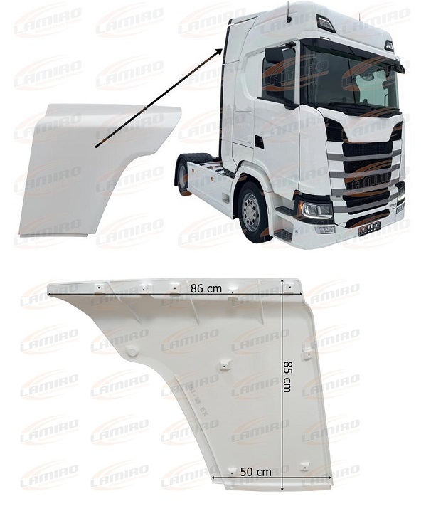Spojler kabiny horní P SCANIA L,P,G,R,S Euro 6 od 2017