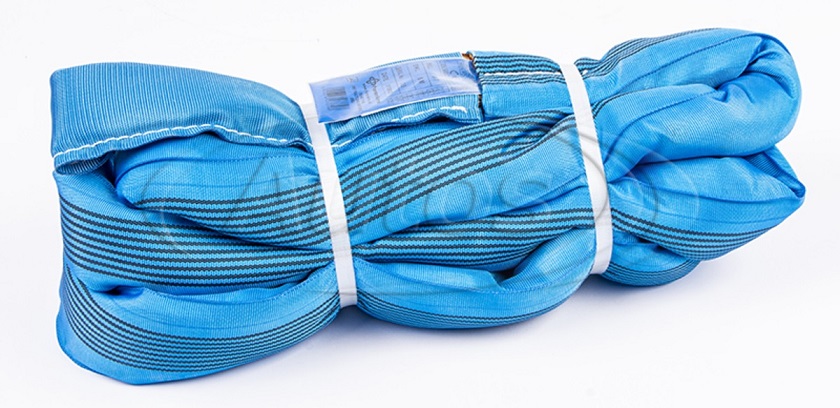 Lano tažné TIR GVW 6m typ Slingo-Strop, pevnost v tahu 
42000 kg,bezp.faktor 7:1/EN1492-2