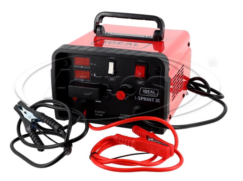 Nabíječka autobaterie IDEAL I-SPRINT 30 12V/24V 230V/50Hz /30A, 92Ah-300Ah