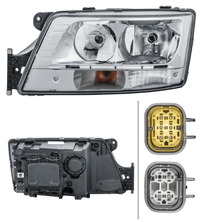 Světlomet hlavní s denním svícením L MAN TGS I, TG I od 10.2005