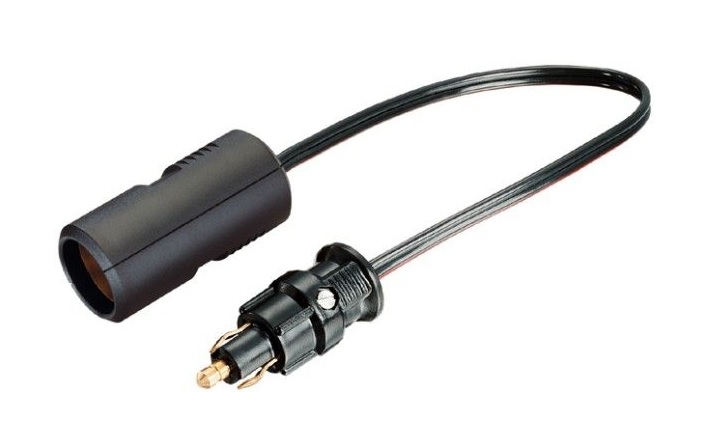 Adaptér do zapalovače 12V/24V 15A, kabel 0,25m