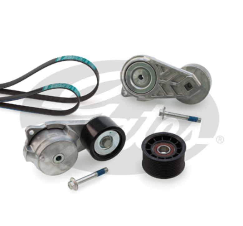 Napínač s drážkovým řemenem a kladkou - sada RVI Premium DXi 440/450, Kerax DXi11 od 2005