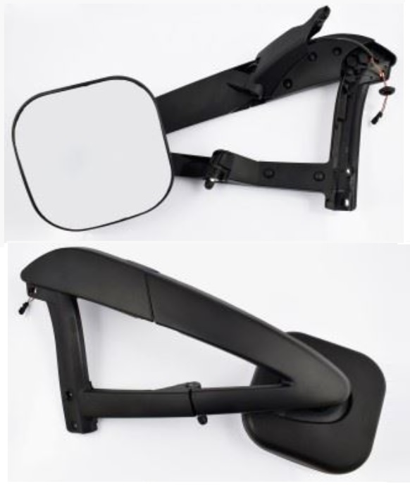 Zrcadlo rampové přední s držákem 24V MERCEDES Axor, Atego 2, Atego 3