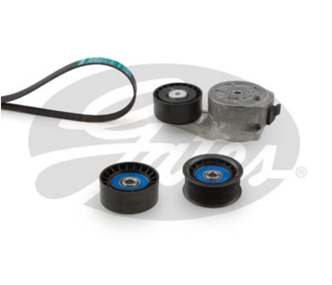 Napínač s drážkovým řemenem a kladkou - sada SCANIA P,G,R,T DC09.109-DT12.18 od 01.1996