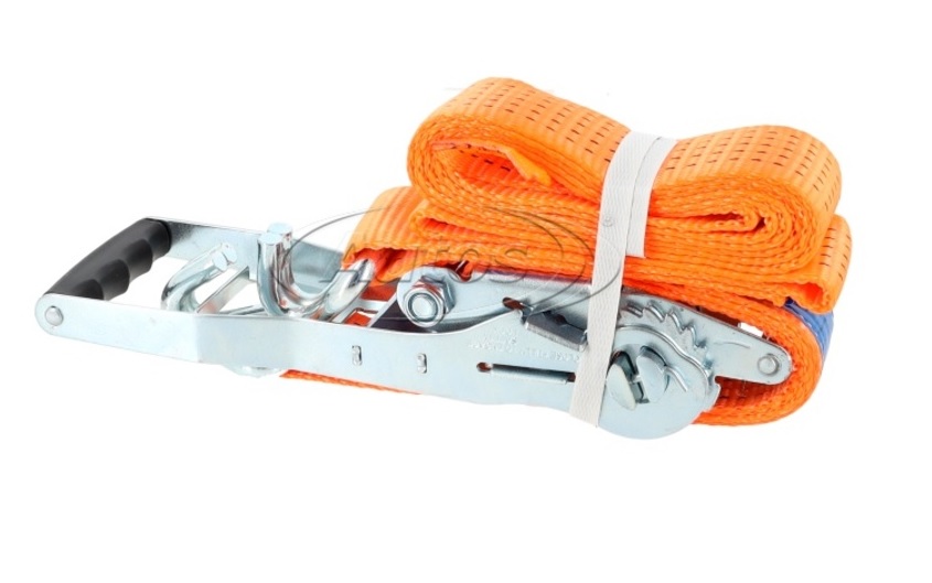 Pás upínací  5t/50mm/3m ERGO ráčna, oranžový