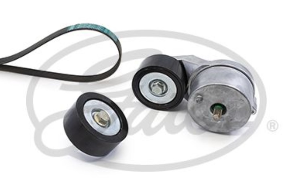 Napínač s drážkovým řemenem a kladkou - sada DAF XF106 Euro 6 od 2012