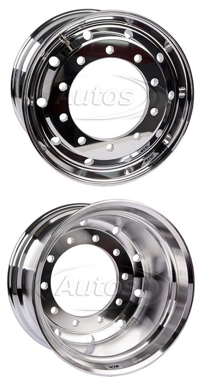 Disk kola Al 22,5"x11,75 ET120 281/335/10x26// 385/65 R22.5, 385/55 R22.5, 365/70 R22.5