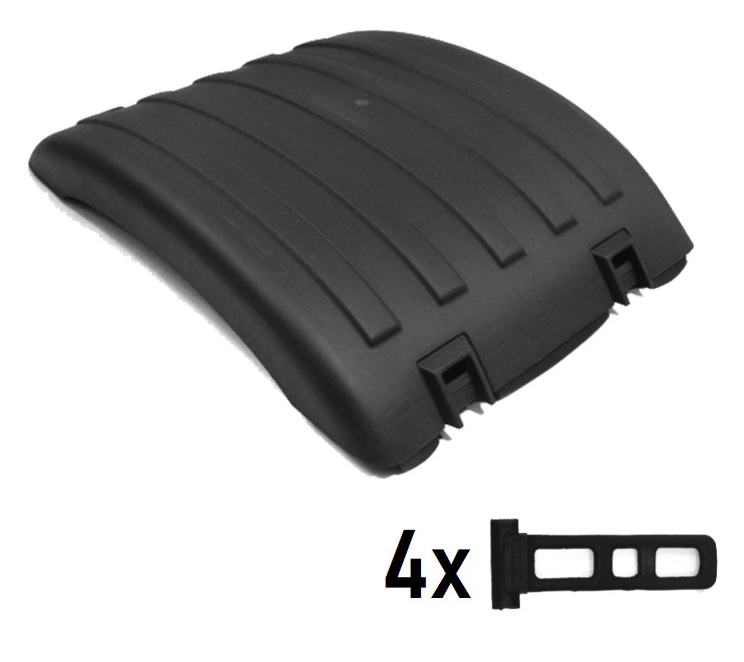 Blatník zadní horní díl - s gumovými držáky L/P SCANIA 124, CP144, CR144