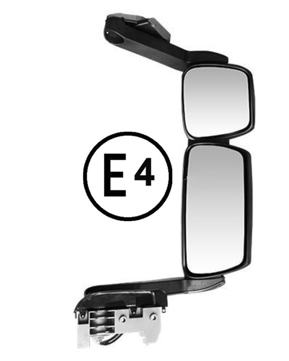 Zrcadlo hlavní dvojité 24V/799x370x272 P IVECO Stralis, E.Cargo, Tector od 2006