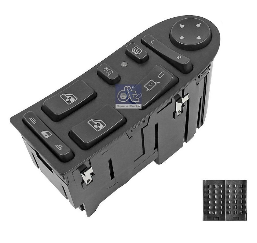 Panel ovládání /okna,vyhřívání a natáčení zrcadel/  L MAN TGL, TGM, TGA, TGS