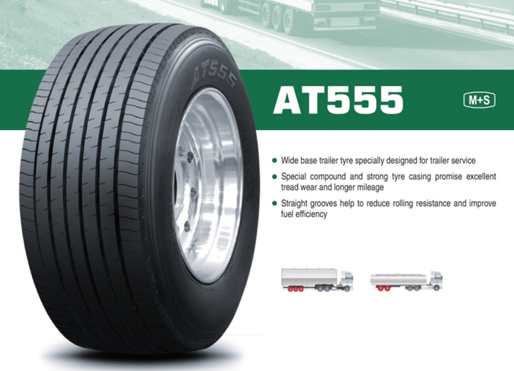 Pneumatika nákladní 435/50 R19,5" AT555 TL M+S 160J/ návěsová