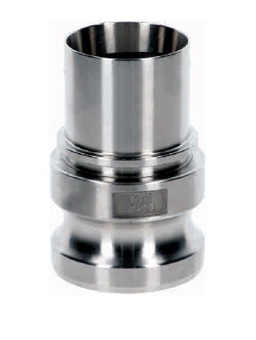 Spojka s hladkou koncovkou CAMLOCK typ E nerez, závit 2" DN50 16bar