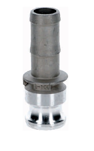 Spojka s vrubovou koncovkou CAMLOCK typ E hliník, závit 1" DN25 16bar