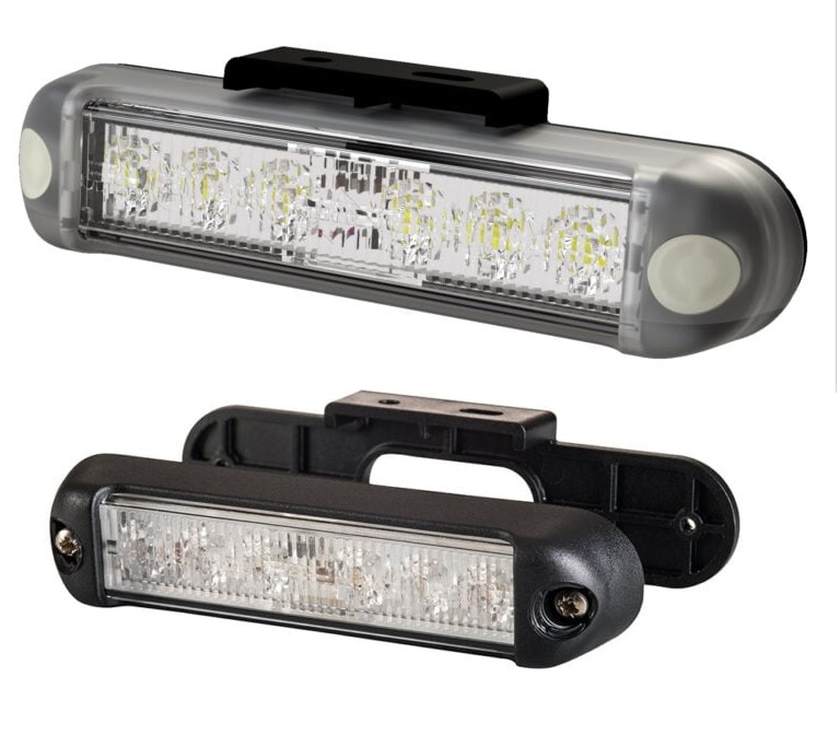 Svítilna denního svícení 12V/24V sada12xLED 10W, kabel 2,5m