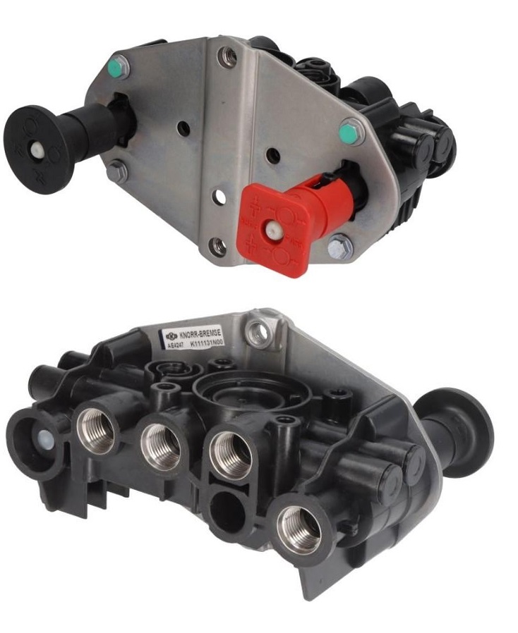 Ventil manuání parkovací brzdy M16x1,5/8,5bar KNORR