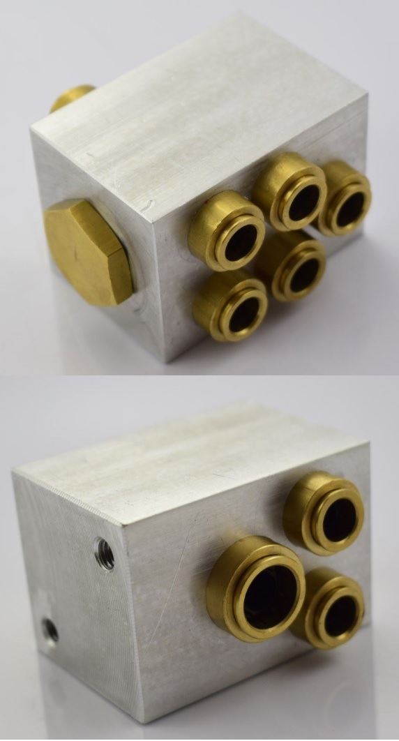 Blok rozváděcí tlaku vzduchu návěsu - 8 portů KNORR