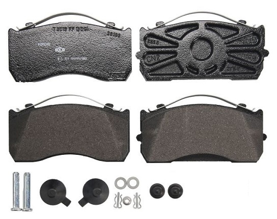 Deska brzdová 29115/ 29183 Knorr 174x185x84 PN IVECO Zeta, MAN TGL, MERCEDES Atego