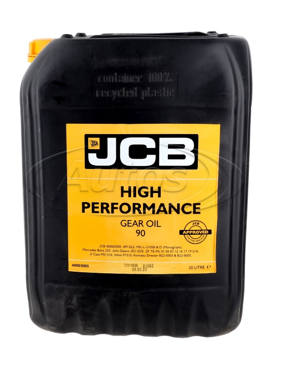 Olej převodový JCB HIGH PERFORMANCE GEAR OIL 90, 20 l