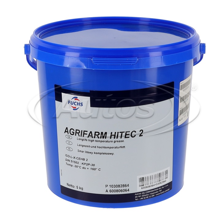 Tuk mazací - vazelína FUCHS Agrifarm Hitec 2 NLGI , 5 kg