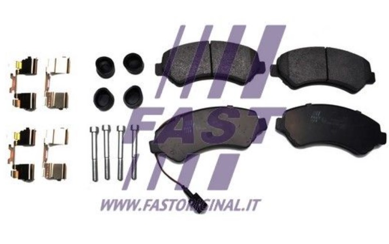 Deska brzdová 24466 Fast 169x69x19 PN FIAT Ducato III, CITROEN Jumper II, PEUGEOT Boxer