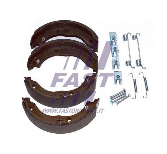 Sada brzdových čelistí ruční brzdy 172x40 ZN L/P CITROEN Jumper, FIAT Ducato, PEUGEOT     