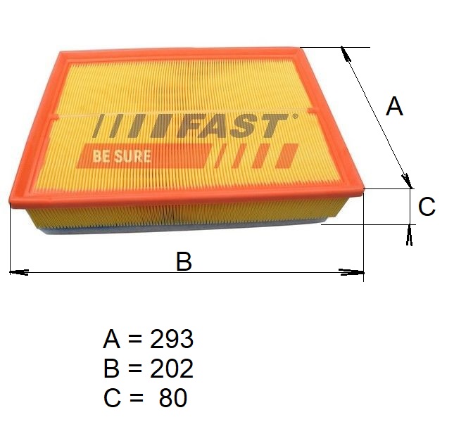 Filtr vzduchu NISSAN NV400, OPEL Movano B, RENAULT Master III, VAUXHALL Movano Mk2