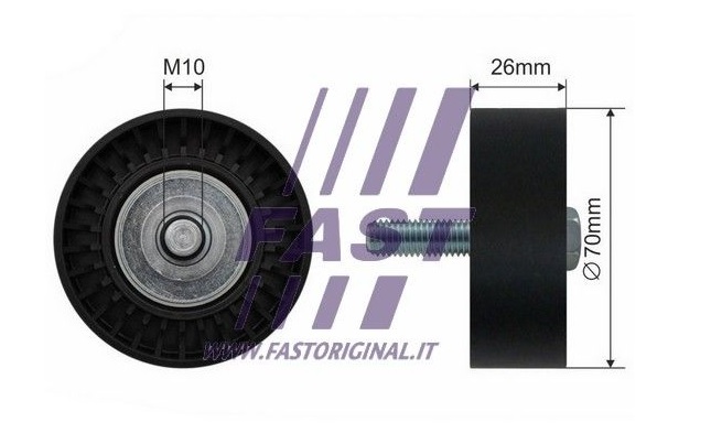 Kladka napínače řemene FIAT Ducato 2.0 JTD, Doblo od 2009,OPEL Combo od 2012