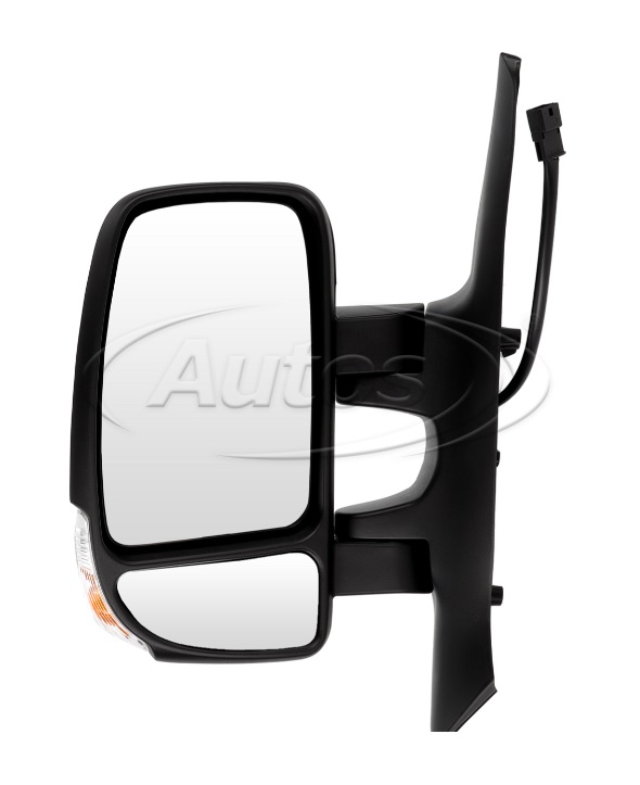 Zrcadlo hlavní se směrovkou, krátké rameno L RENAULT Master III, OPEL Movano