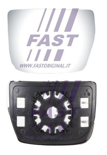 Sklo zrcadla spodní širokoúhlé P 12V IVECO Daily IV/V