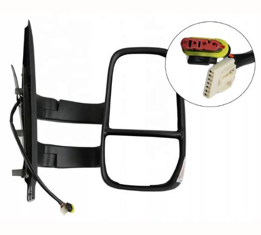 Zrcadlo hlavní dvojité - dlouhé rameno 24V/9-pin P IVECO Daily VI