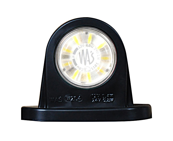 Svítilna poziční 12V/24V 8xLED červo-bílá, kabel 0,33m 