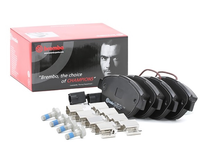 Deska brzdová 23709/23709 Brembo 137x57x19 se snímačem PN FIAT Doblo od 2009, FIAT