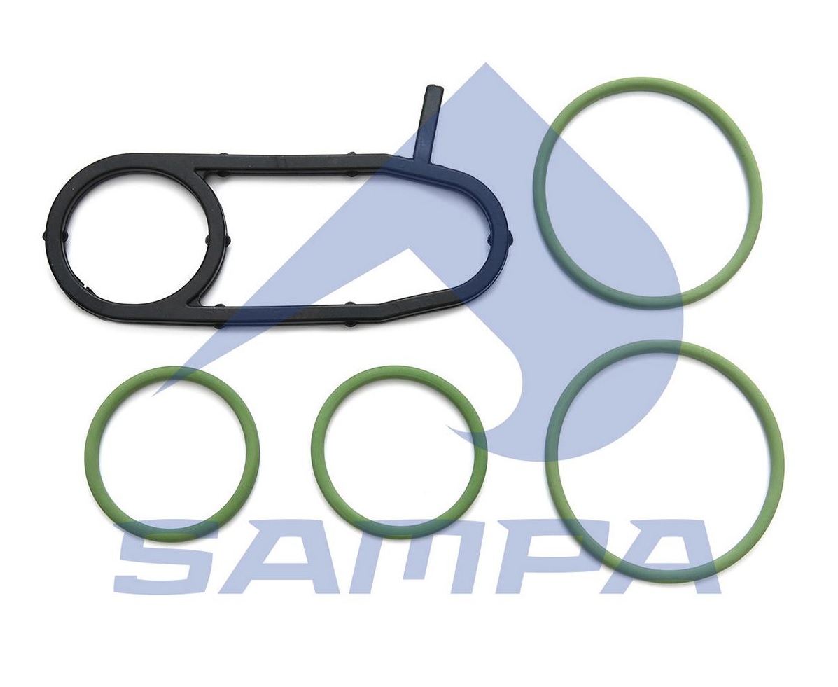 Těsnění chladiče oleje - sada SCANIA P,G,R,T od 01.2003/ 94,114,124,144,164 od 05.1995