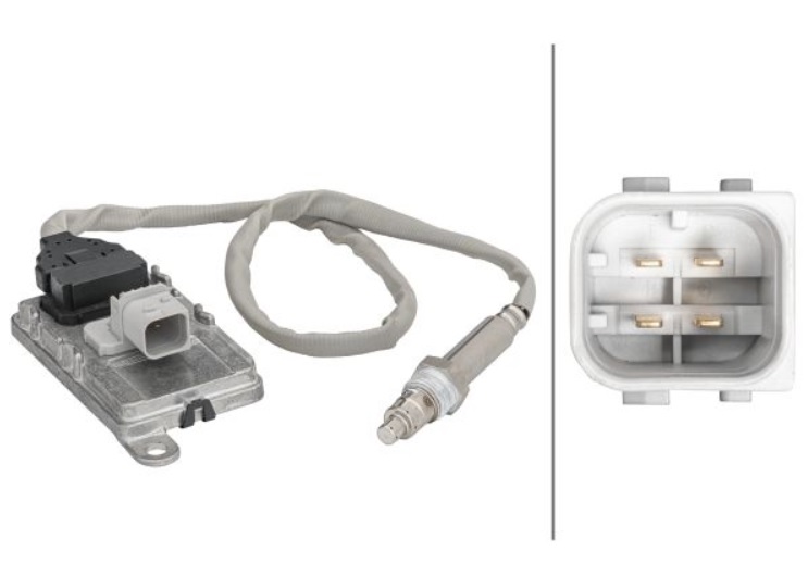 Snímač výfukových plynů NOx 834mm za katalyzátor MERCEDES Antos/ Aros/ Atego 3 Euro 6